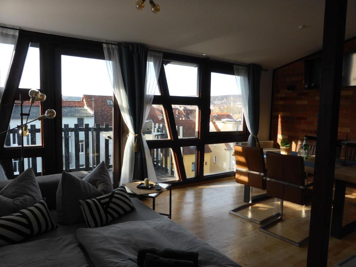 Apartment Skyline Of Jena, Luxurioes, Einzigartig, Free Wifi, Parkplatz, Klimatisiert, Zentral Exterior photo