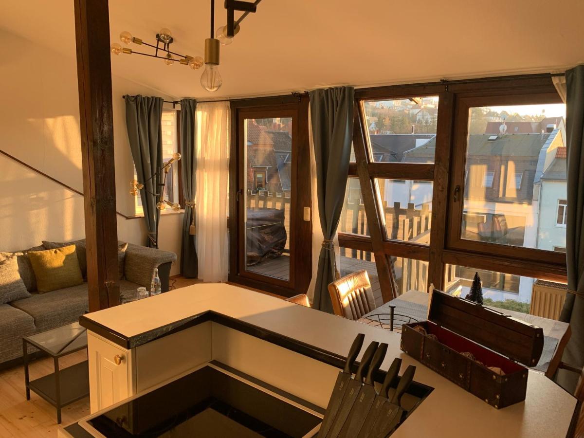 Apartment Skyline Of Jena, Luxurioes, Einzigartig, Free Wifi, Parkplatz, Klimatisiert, Zentral Exterior photo