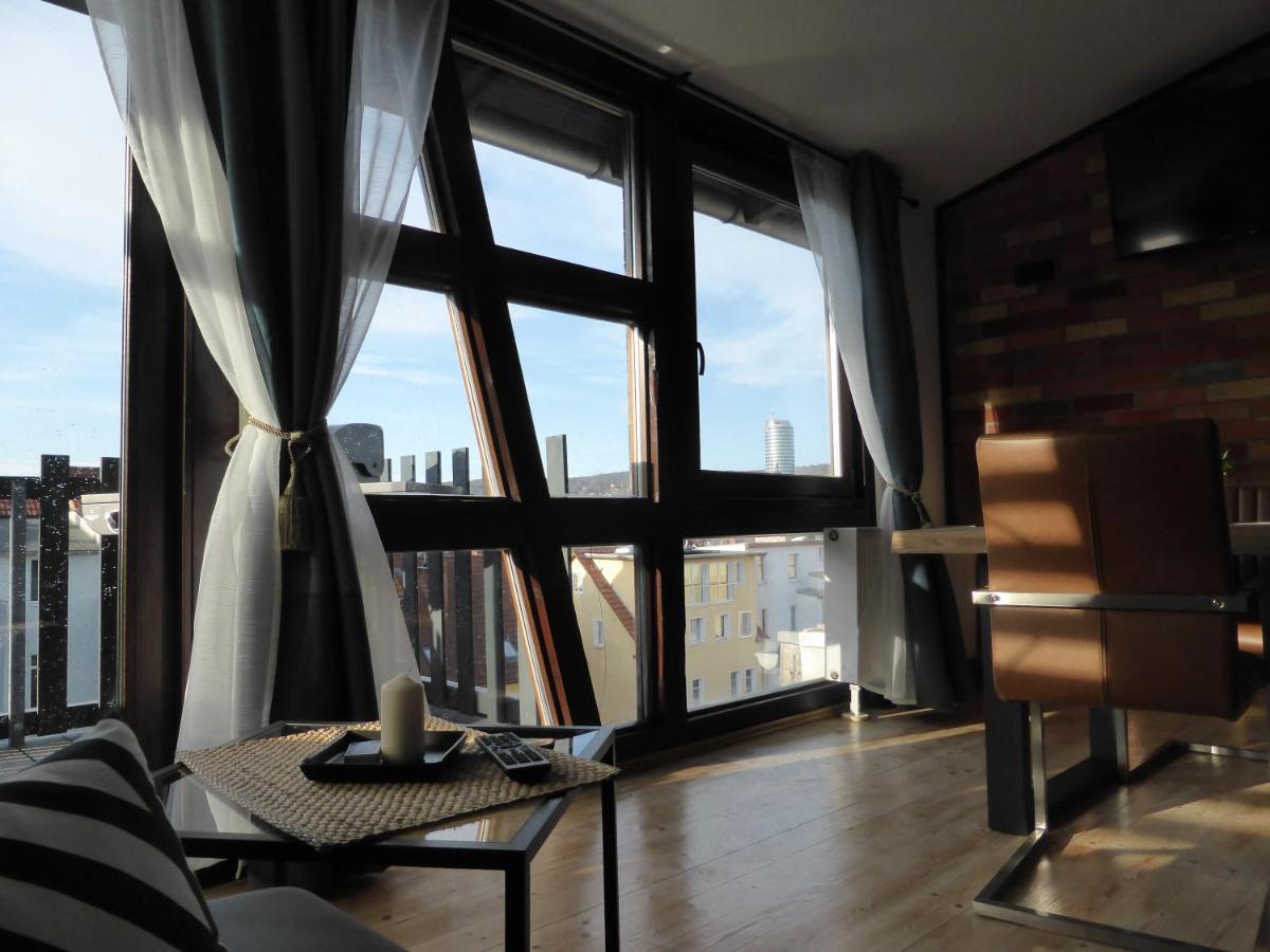 Apartment Skyline Of Jena, Luxurioes, Einzigartig, Free Wifi, Parkplatz, Klimatisiert, Zentral Exterior photo