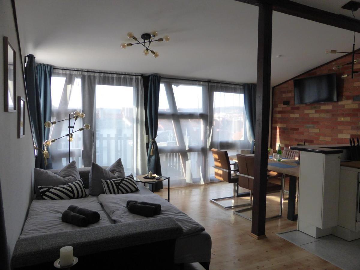 Apartment Skyline Of Jena, Luxurioes, Einzigartig, Free Wifi, Parkplatz, Klimatisiert, Zentral Exterior photo